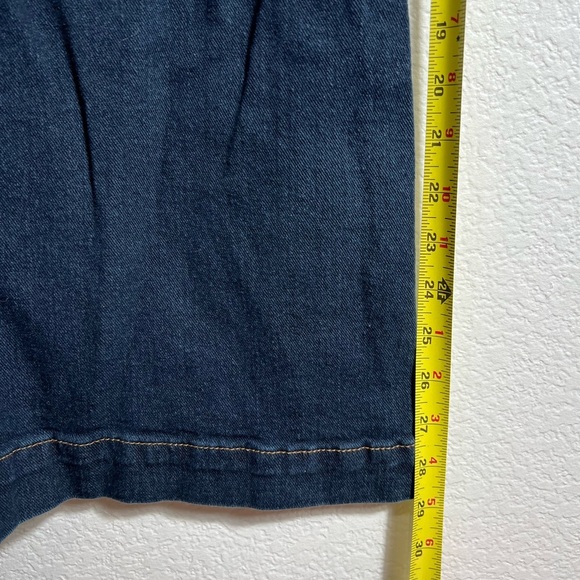 NWOT Jessica Simpson True Love Wide Leg Trouser Jeans Dark Wash - Picture 4 of 5